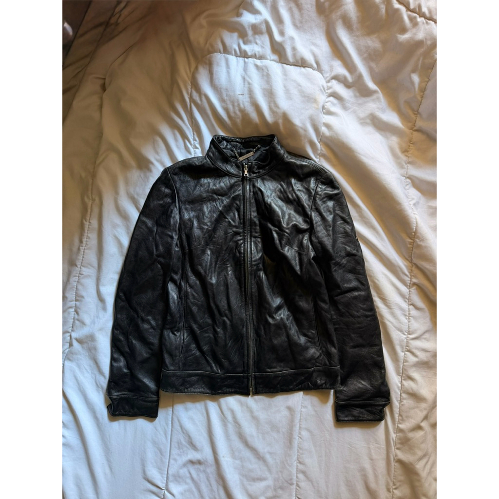 Leather jacket jaket kulit domba