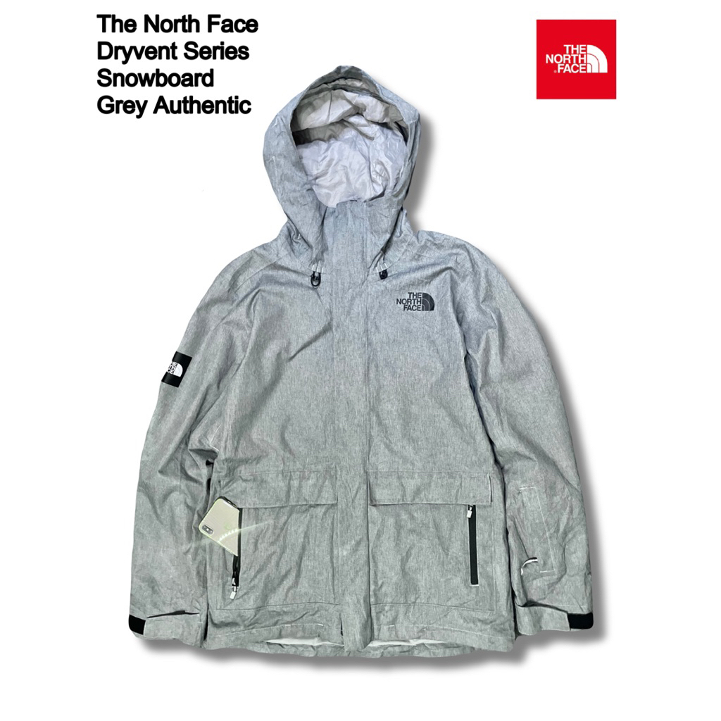 TNF The North Face Dryvent Series Snowboard Grey Authentic