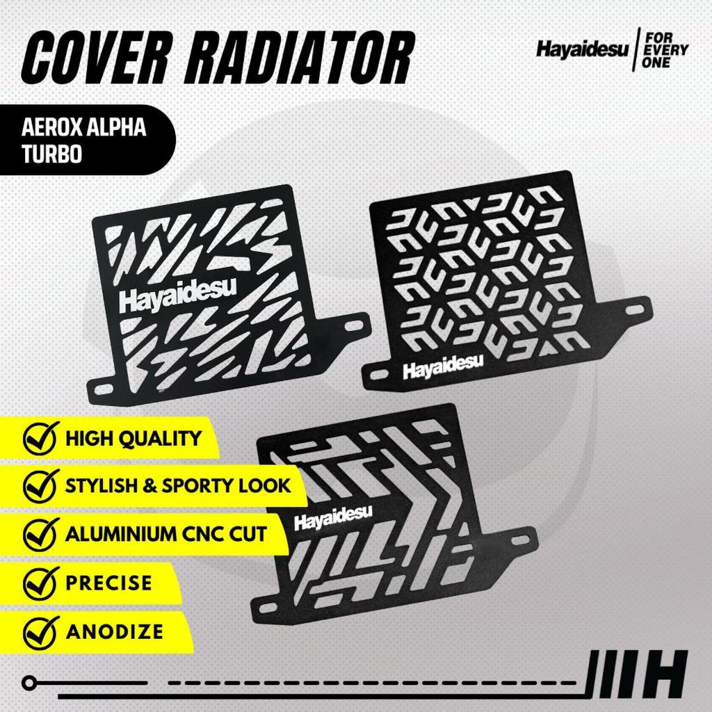 Hayaidesu Radiator Cover Aerox Alpha Turbo - Cover Radiator Aerox Alpha