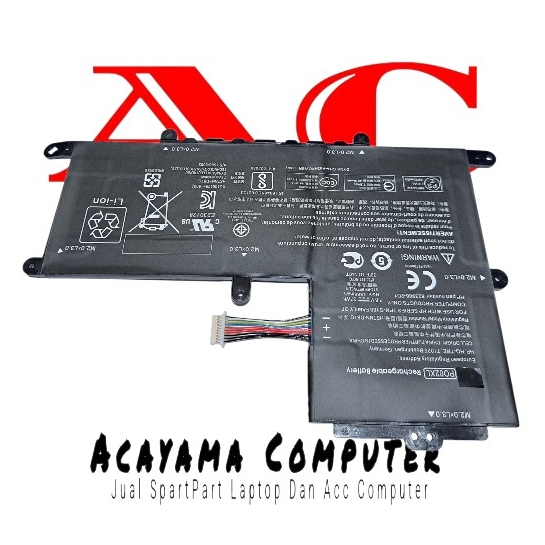 Baterai PO02XL Untuk Laptop HP Stream 11-R 11-AH 11-AK 11-Y Pro G2 G3 G4 G5 11-Y020WM