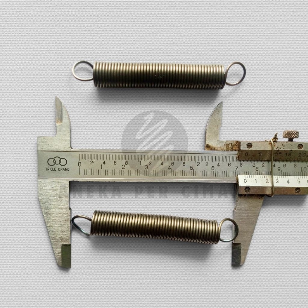 Per Spring Tarik 1,2mm Baja Panjang Total 73mm