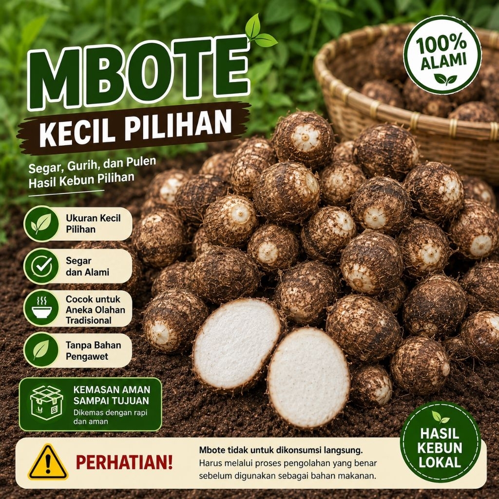 Mbote Kecil Pilihan Segar Hasil Kebun Lokal 1 Kg