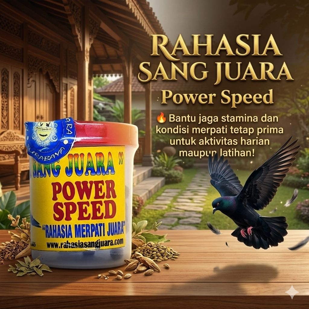 (VM2) POWER SPEED 50 Butir Jamu Herbal Merpati Balap Giring Kolong Kentong | Suplemen Stamina & Kond