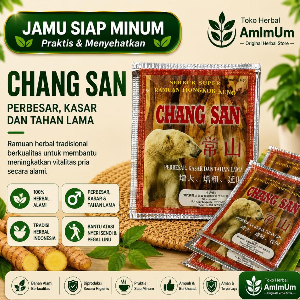 Changsan Jamu - Changsan Serbuk - Original/Asli - Isi 10 Sachet - Minuman Menyehatkan Badan