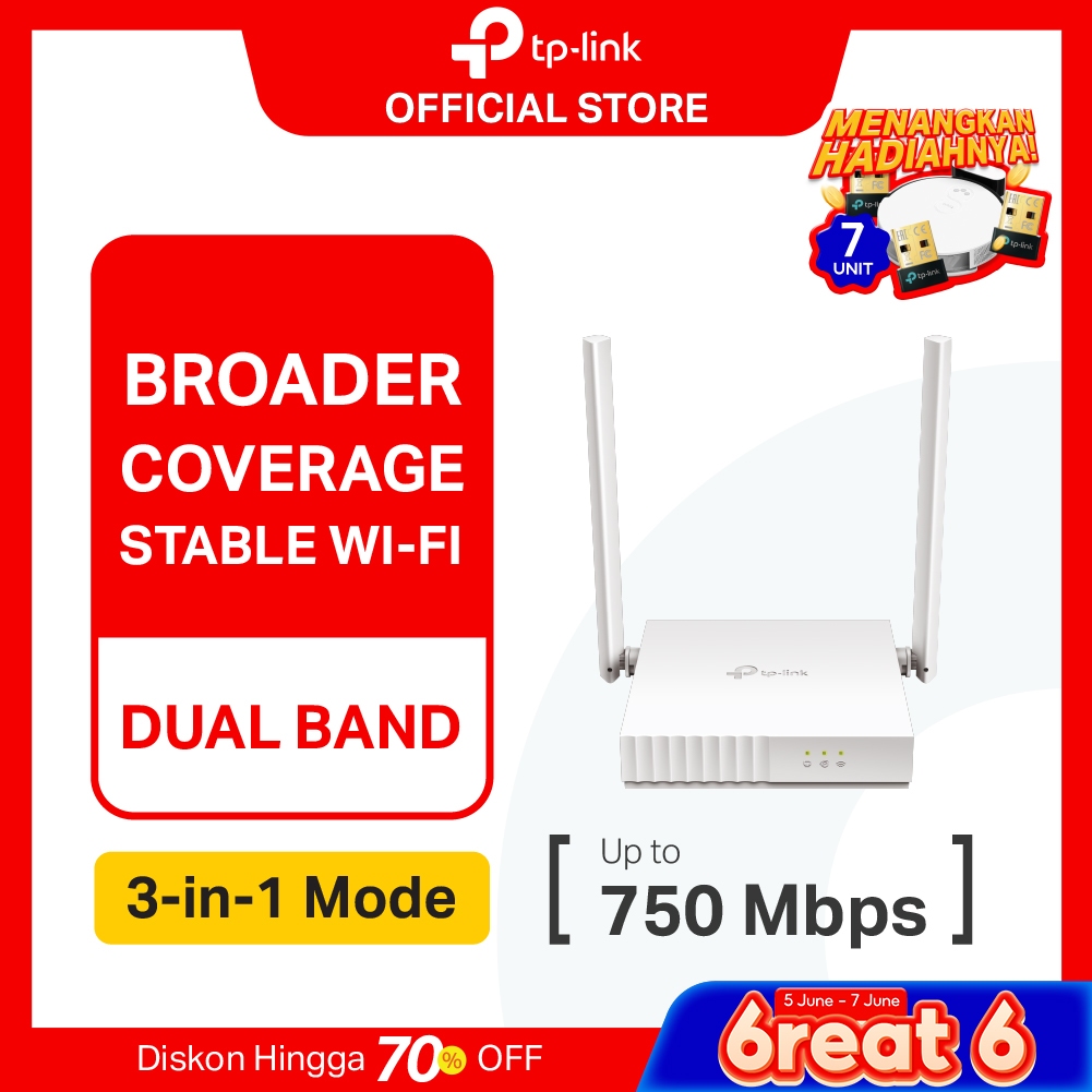 TP-Link Archer C24 | AC750 WiFi 5 Router | Dual Band | Wireless Router | Extender | Access Point