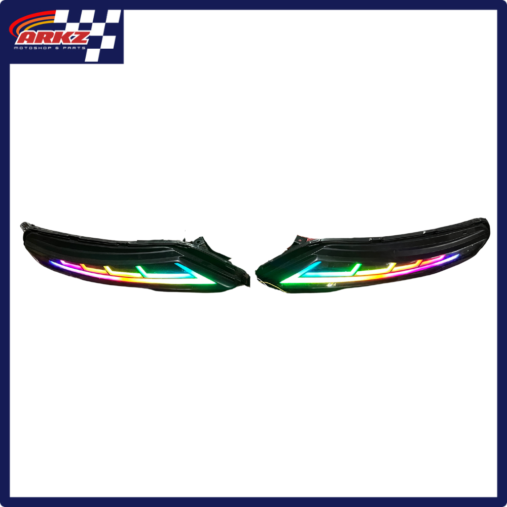 Day Running Light Xpander 2017-2021 Cross Custom RGB Matrix DRL Sein Running Aplikasi HP