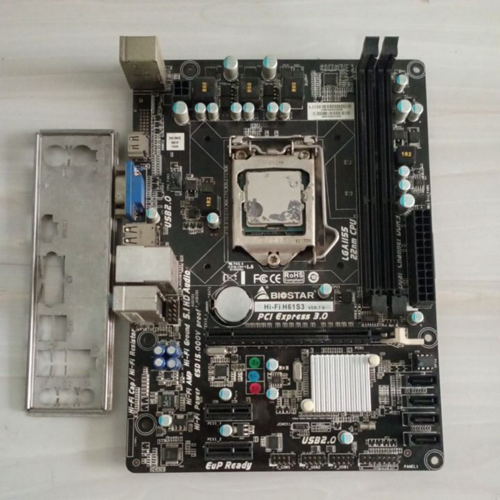 motherboard mainboard Biostar h61 hi-fi h61s3 lga 1155