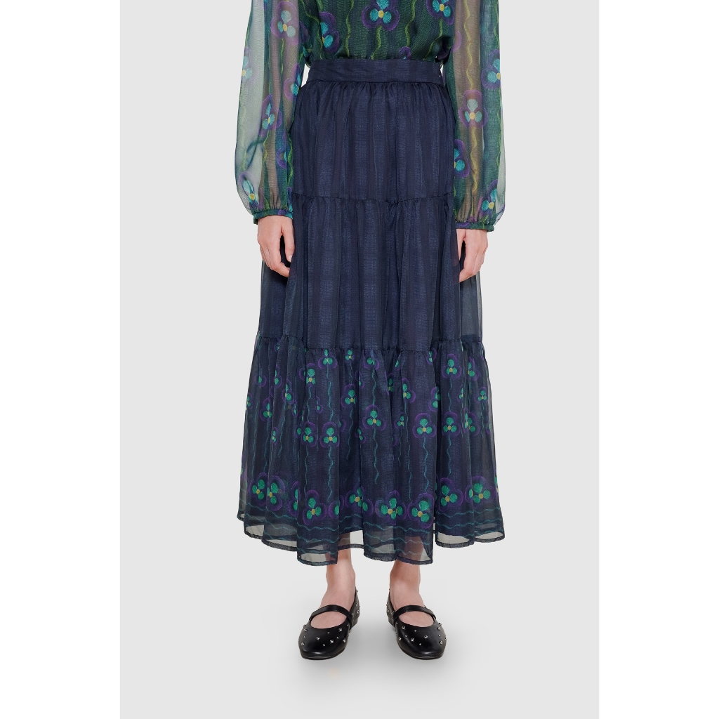 Calla The Label - Stellar Tiered Skirt - Nocturne