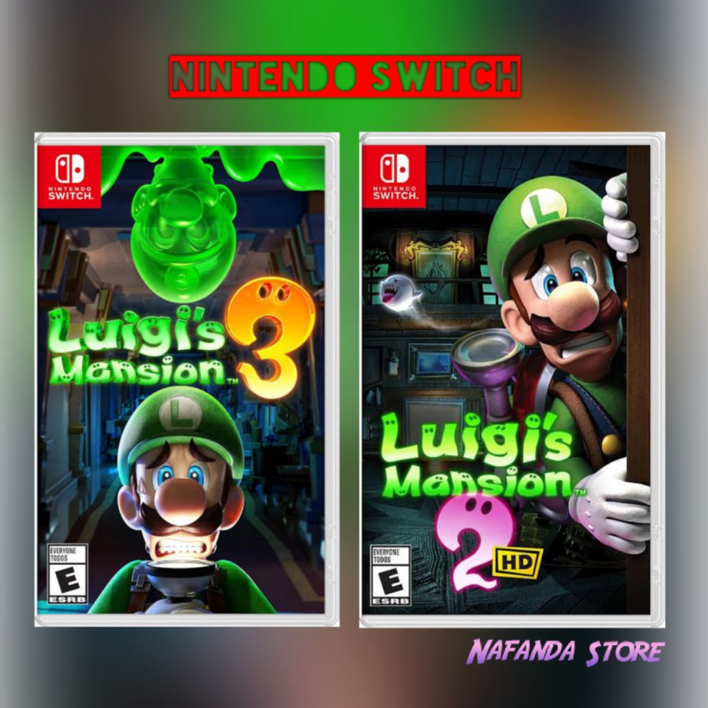 Kaset Nintendo Switch Luigi Mansion [SECOND]