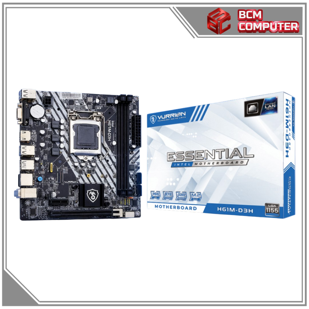 MOTHERBOARD VURRION ESSENTIAL H61M-D3H LGA 1155 VURRION H61