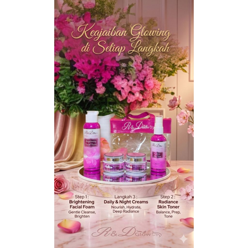 Skincare R&D glow formula Baru brightening BPOM dan halal