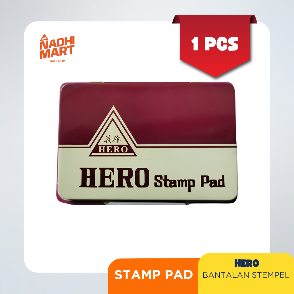 PAPAN STEMPEL HERO / BANTALAN STEMPEL / STAMP PAD HERO BSR 1460 (240)