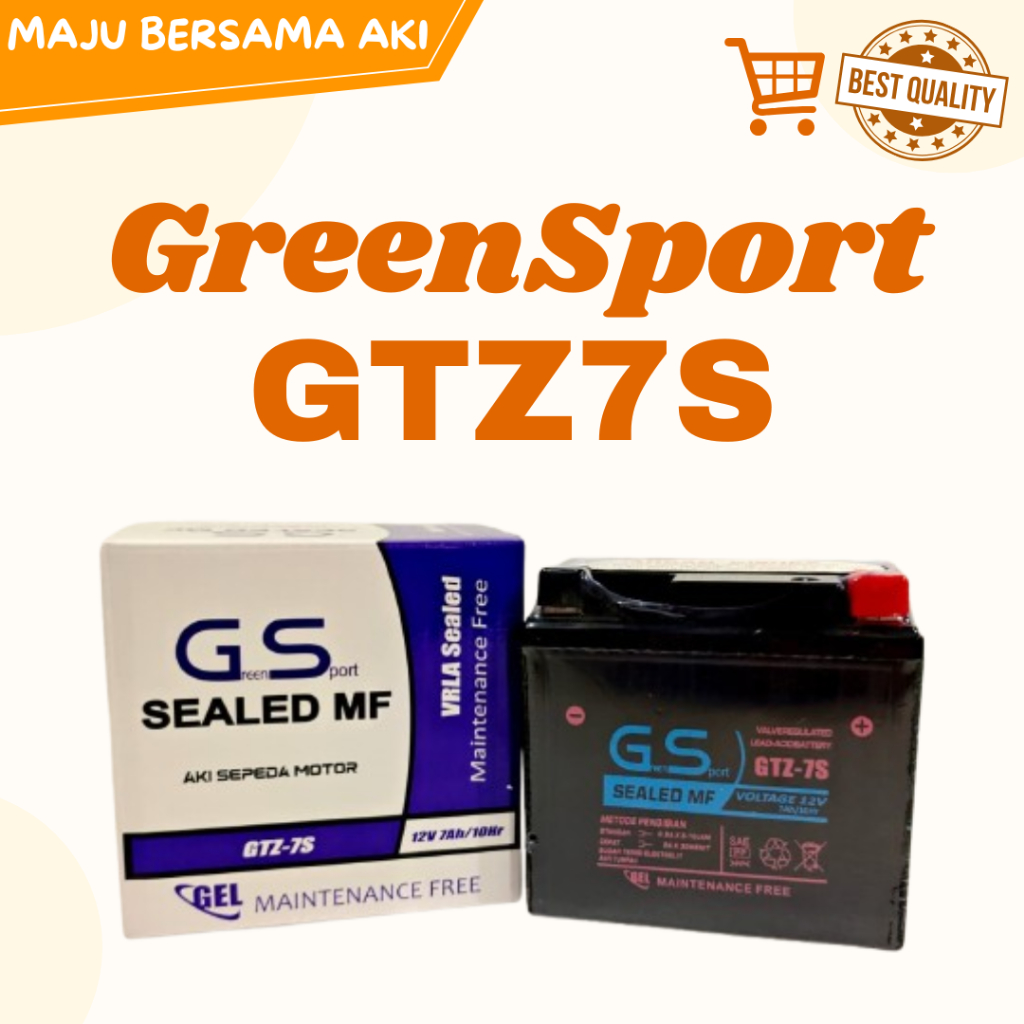 Aki Motor Honda PCX 150 GTZ7S GS GS Accu Kering