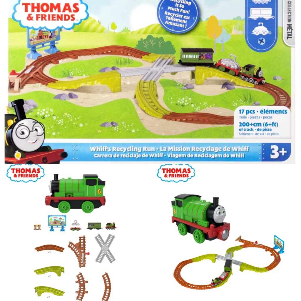 Thomas And Friends Push Along HGB82 | mainan kendaraan lokomotif rel kereta gordon| whiffs| dockside