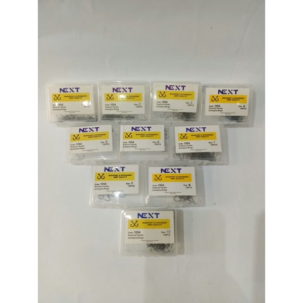 Kotak #100 Mata kail Next Carbon 1053 - Kualitas Terbaik