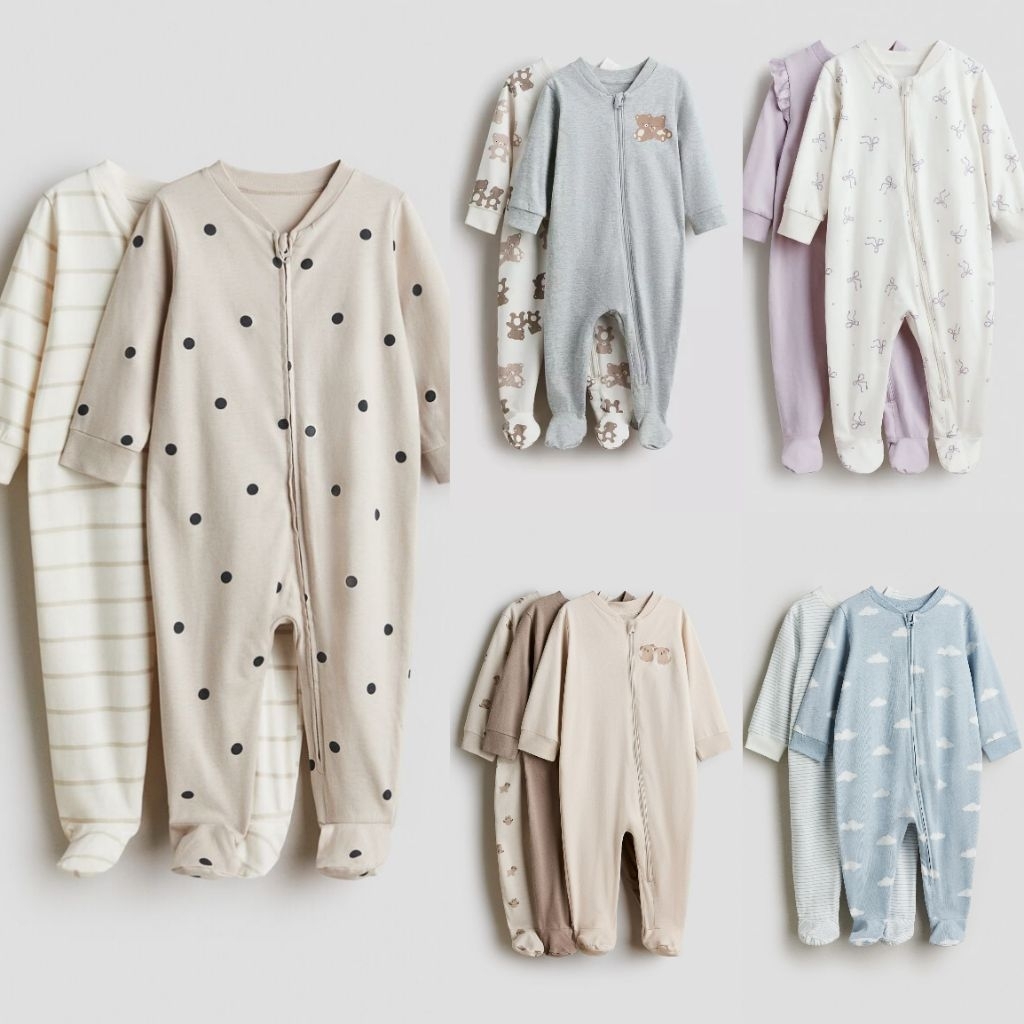 sleepsuit bayi unisex hm (TUTUP KAKI)