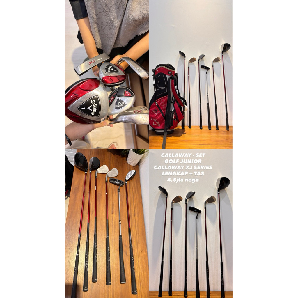 SET GOLF MIZUNO T-ZOID MX15 LENGKAP + TAS MIZUNO | STICK GOLF PEMULA SECOND BRANDED
