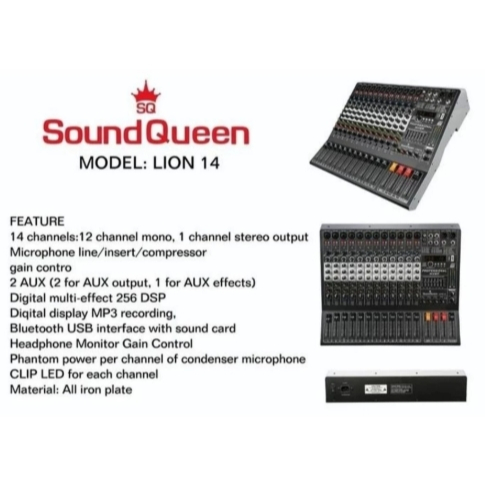 Mixer Audio SoundQueen LION 14