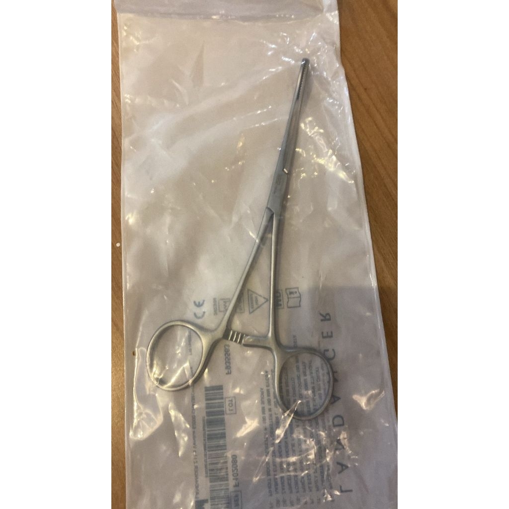 klem spons atau klem kasa - Foerster Dressing Forceps L: 180mm  - Landanger F102080
