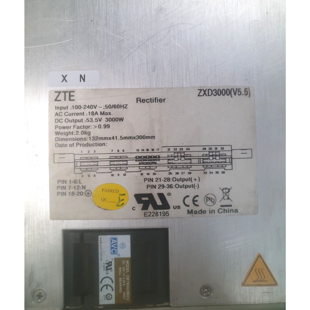POWER SUPPLY Rectifier Module ZTE CSU ZTE ZXD3000 CSU ZTE ZXD300