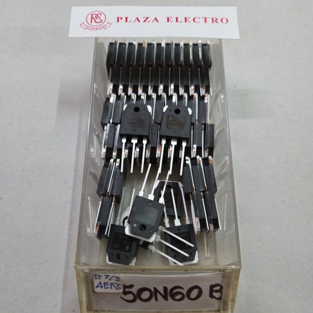 MOSFET FQA 50N60 B ASLI ORIGINAL IC TRANSISTOR FQA50N60 50N 60 KUALITAS BAIK