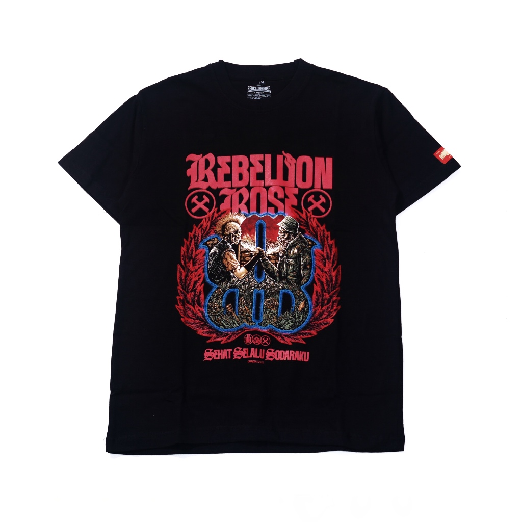 REBELLION ROSE - SSS - TSHIRT - BLACK