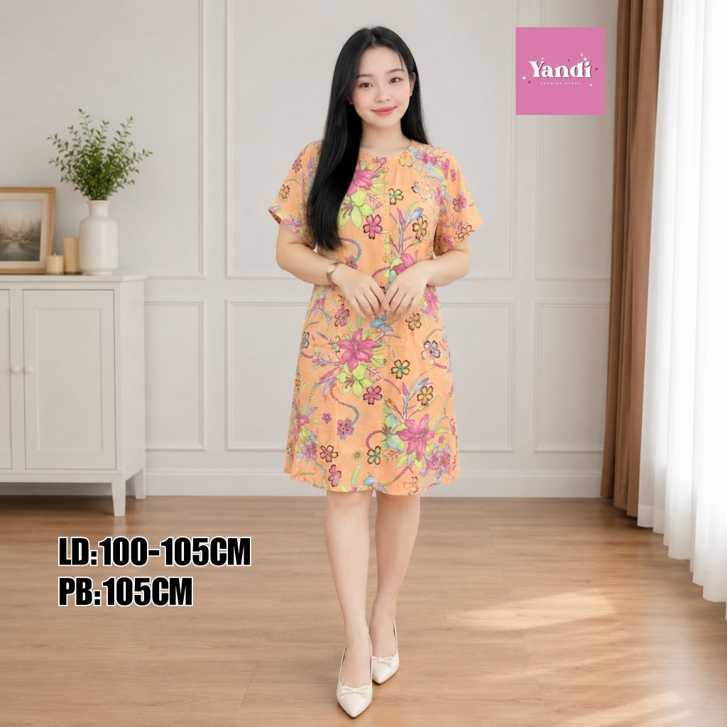KENCANA UNGU DASTER SIMANIS LD 100-105 CM LABEL BIRU