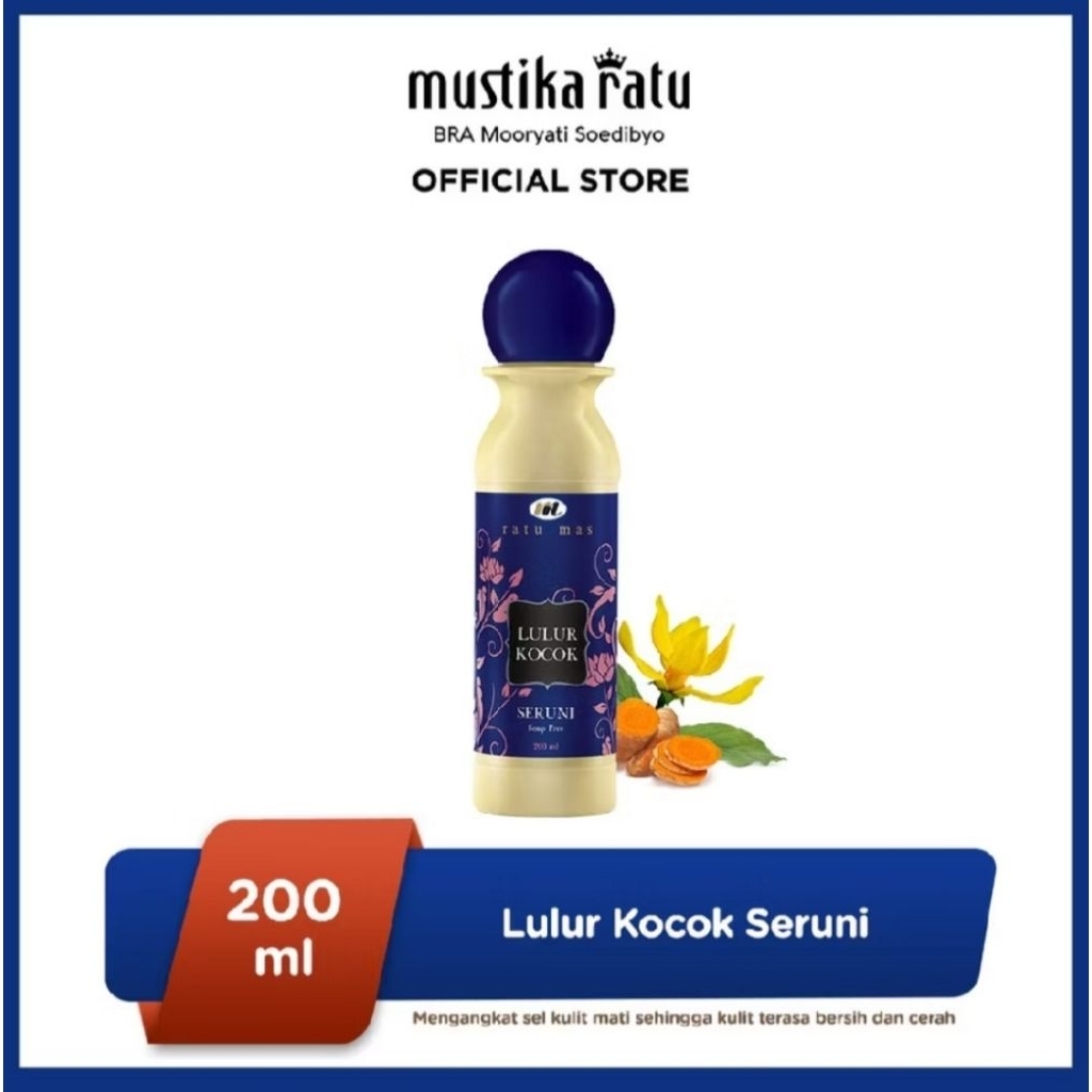 Ratu Mas Lulur Kocok Seruni dan lulur kocok Sri gading 200ml