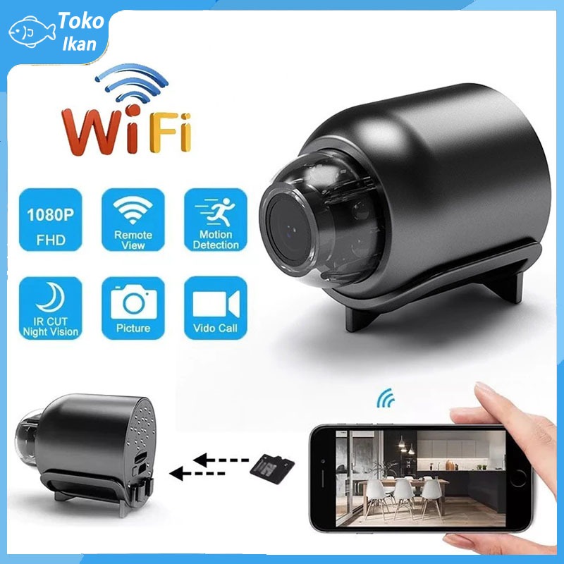 Mini Hidden Camera 4K HD Wifi Detector Kamera Pengintai Super Wide