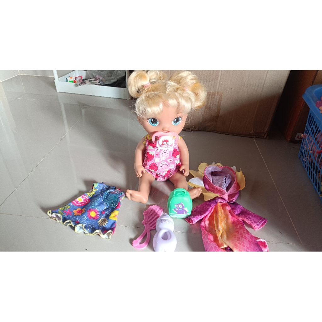 baby alive lily bisa makan minum