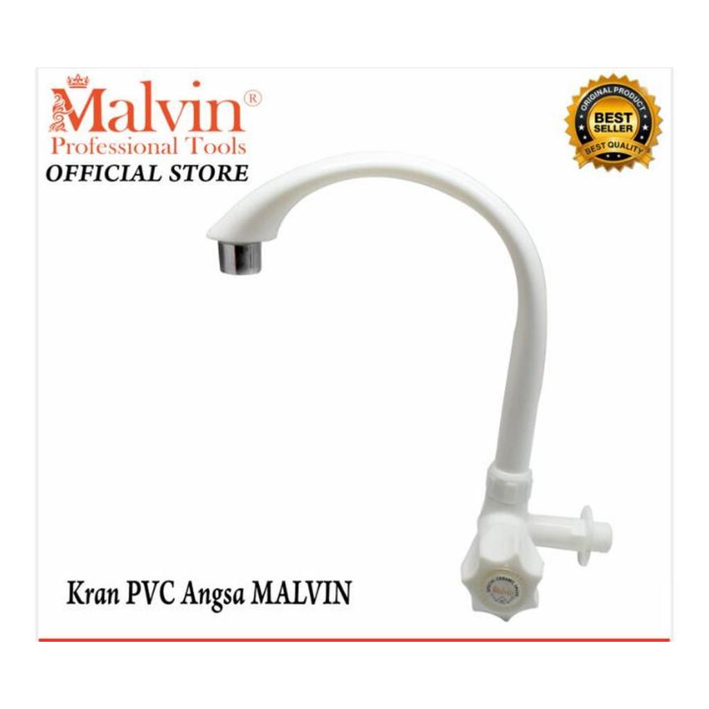 MALVIN Kran Air / Kran Bak Cuci Piring Plastik / Kran Angsa Pvc