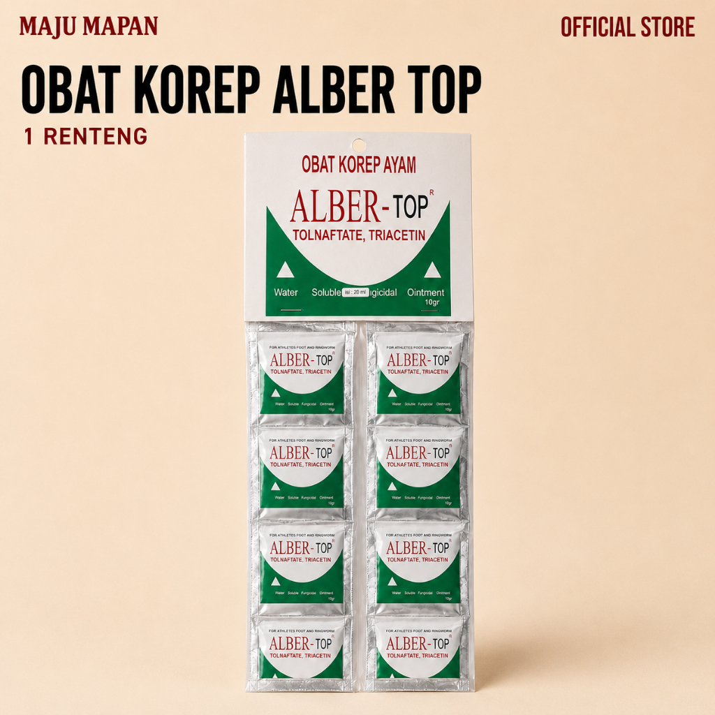 Albert-Top Salep Korep Ayam Renteng Isi 10  |Obat Korep Ayam Bangkok