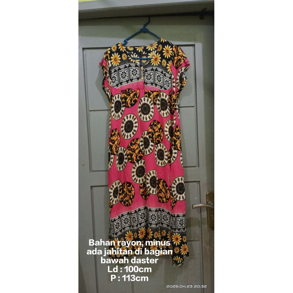 PL daster pink  LD 100cm