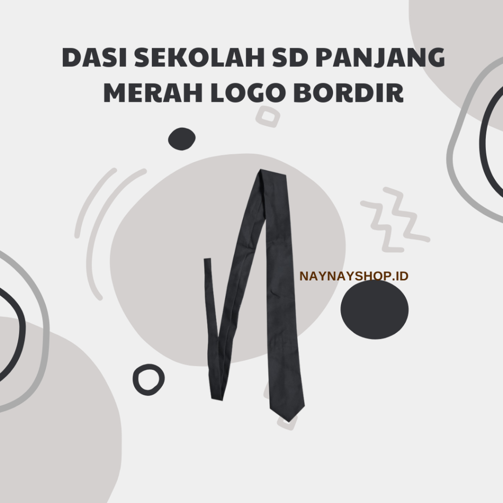 Dasi Hitam Polos, Dasi sekolah Hitam Polos