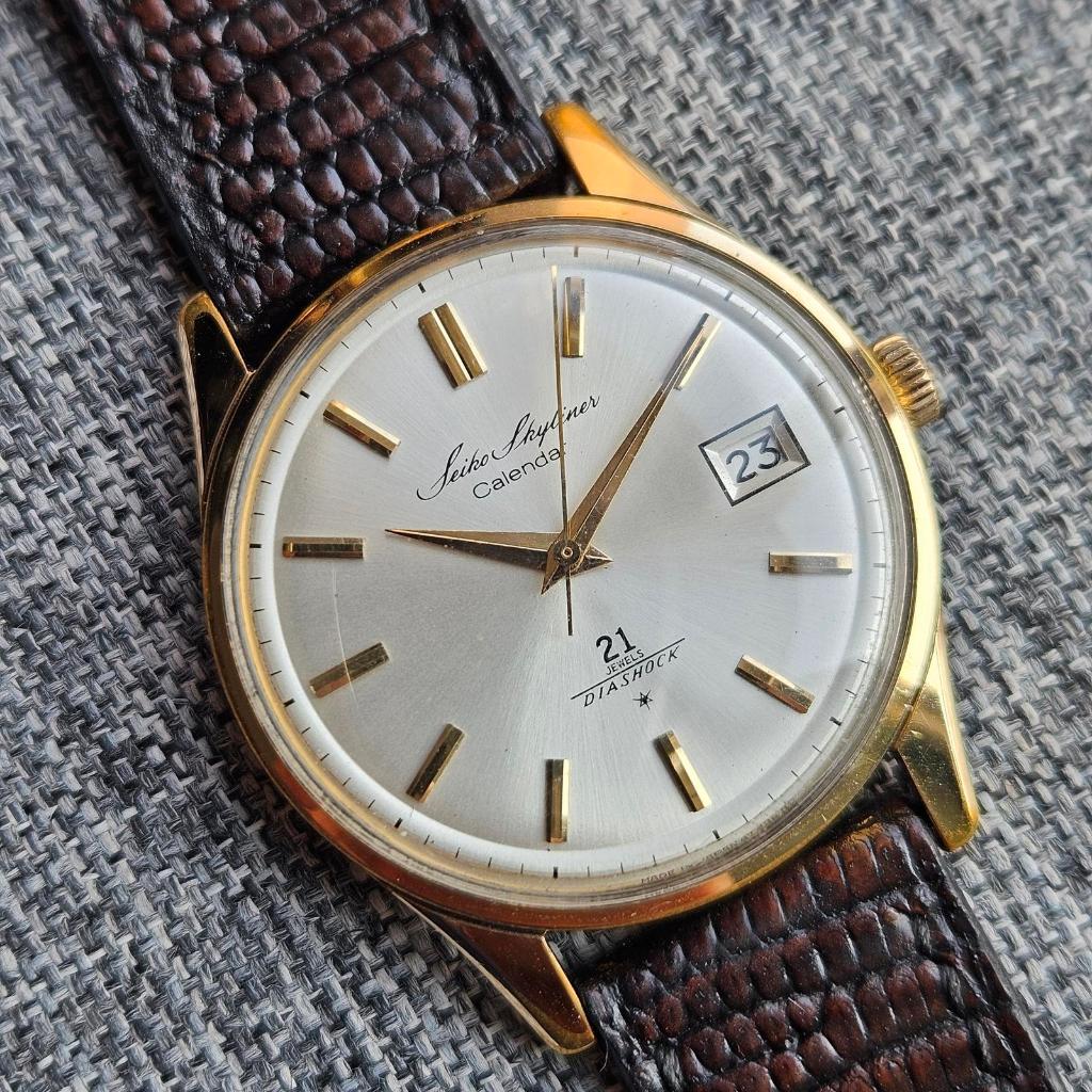Seiko Skyliner calender 21 Jewels – 1960s Japanese Vintage Dress Watch EXCELLENT CONDITION