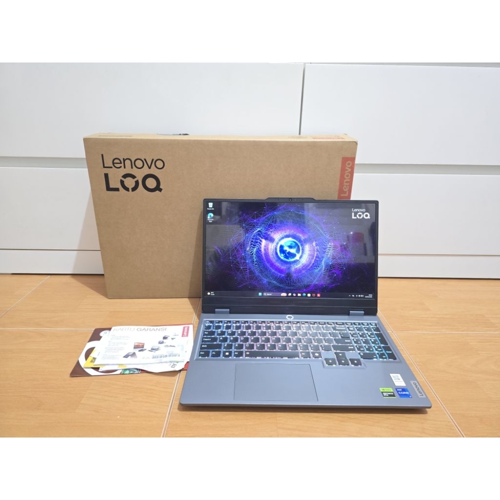Lenovo LOQ 15 i7 13650hx rtx4050 Garansi resmi ADP 2027