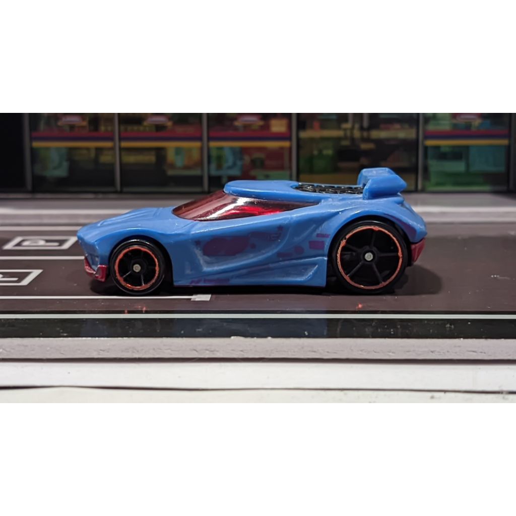 HOTWHEELS ACCELERACERS CHICANE TEKU COLOUR SHIFTER BLUE BIRU KARMA EISS