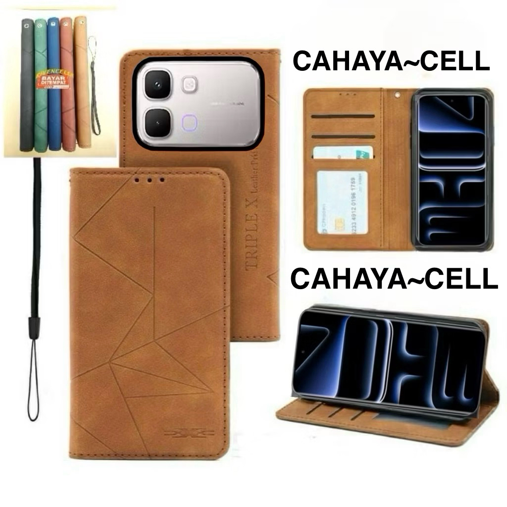 Flip Cover Magnet INFINIX NOTE EDGE - Note EDGE Leather Flip Case Wallet Magnetik Sarung Dompet Hp P