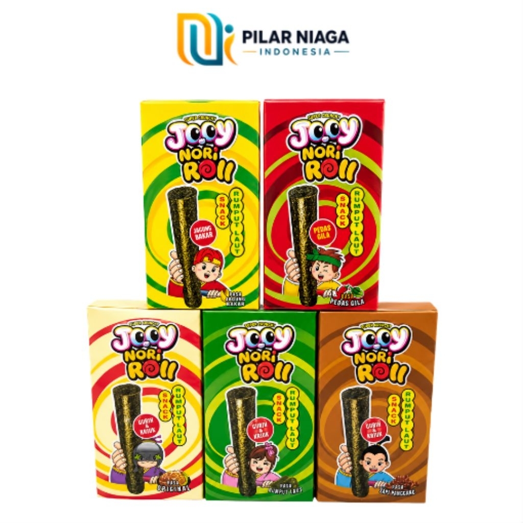 Jooy Nori Roll Rumput Laut 1 Box - 12 Sachet