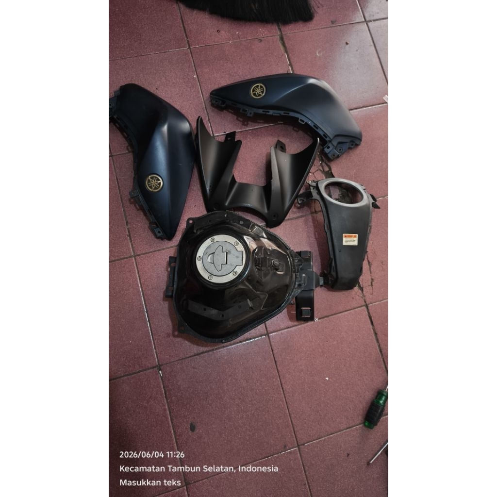 cover tangki set mt 15 blue matte