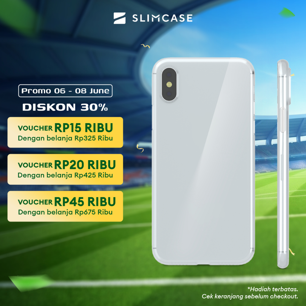 Casing Classic 1 iPhone X Series Slimcase - Ultra-Thin 0.38 mm, Transparan & Tidak Menguning