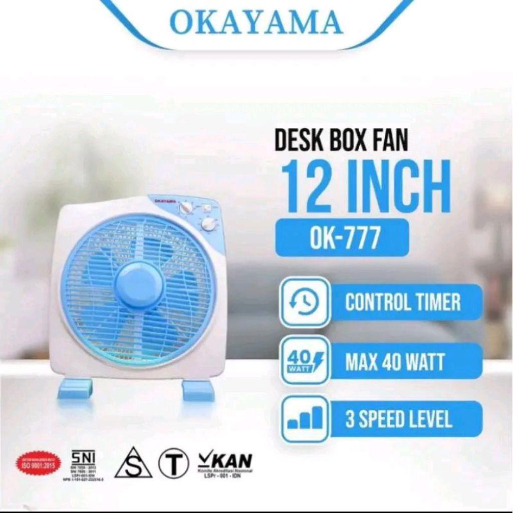 Okayama OK-777 Kipas Angin Kotak