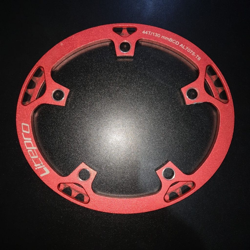 Litepro Chainring Sepeda 44T Oval BCD 130mm