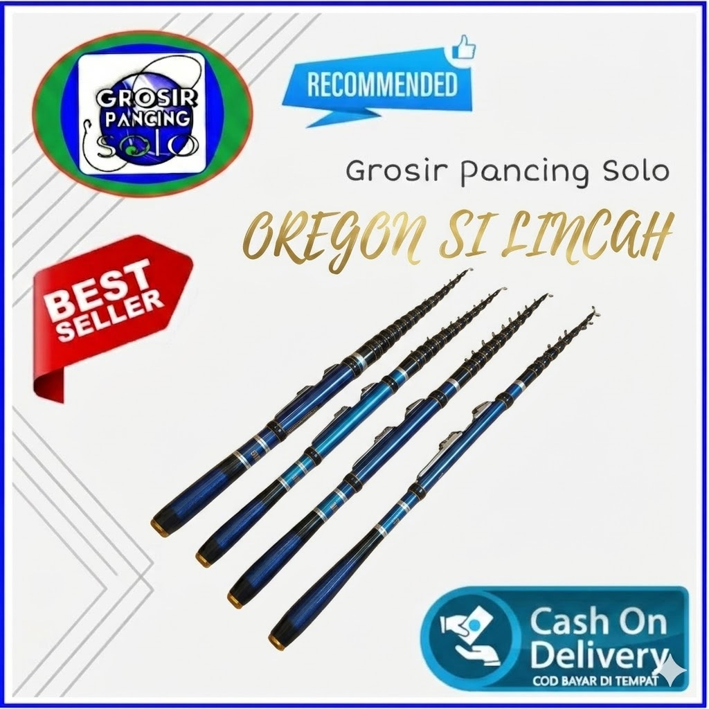 Joran Tegek oregon SI Lincah 180 210 270 300 360 450 TEGEK SET KOLONG