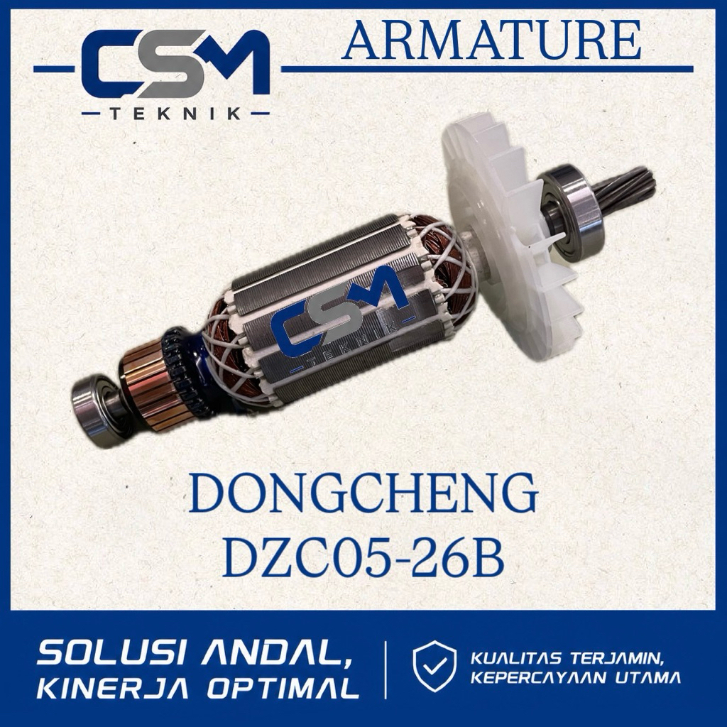ARMATURE ANGKER ROTARY HAMMER DONGCHENG DZC05-26B ANGKER BOR BOBOK DONGCHENG DZC05-26B