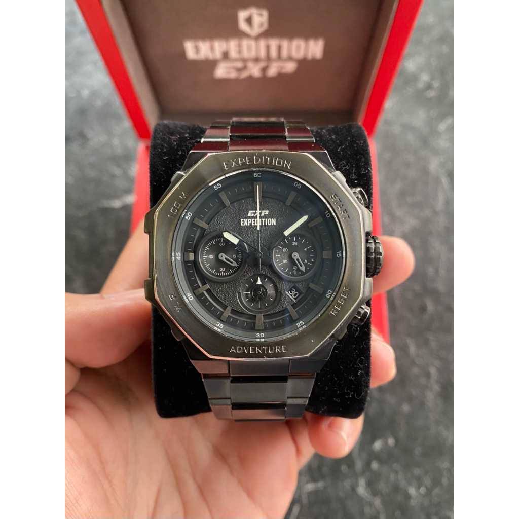 Jam Tangan Pria EXP Expedition E6816BC Second