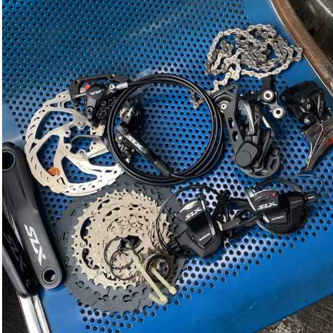 GROUPSET SHIMANO SLX M7000 11 SPEED ORIGINAL BARU