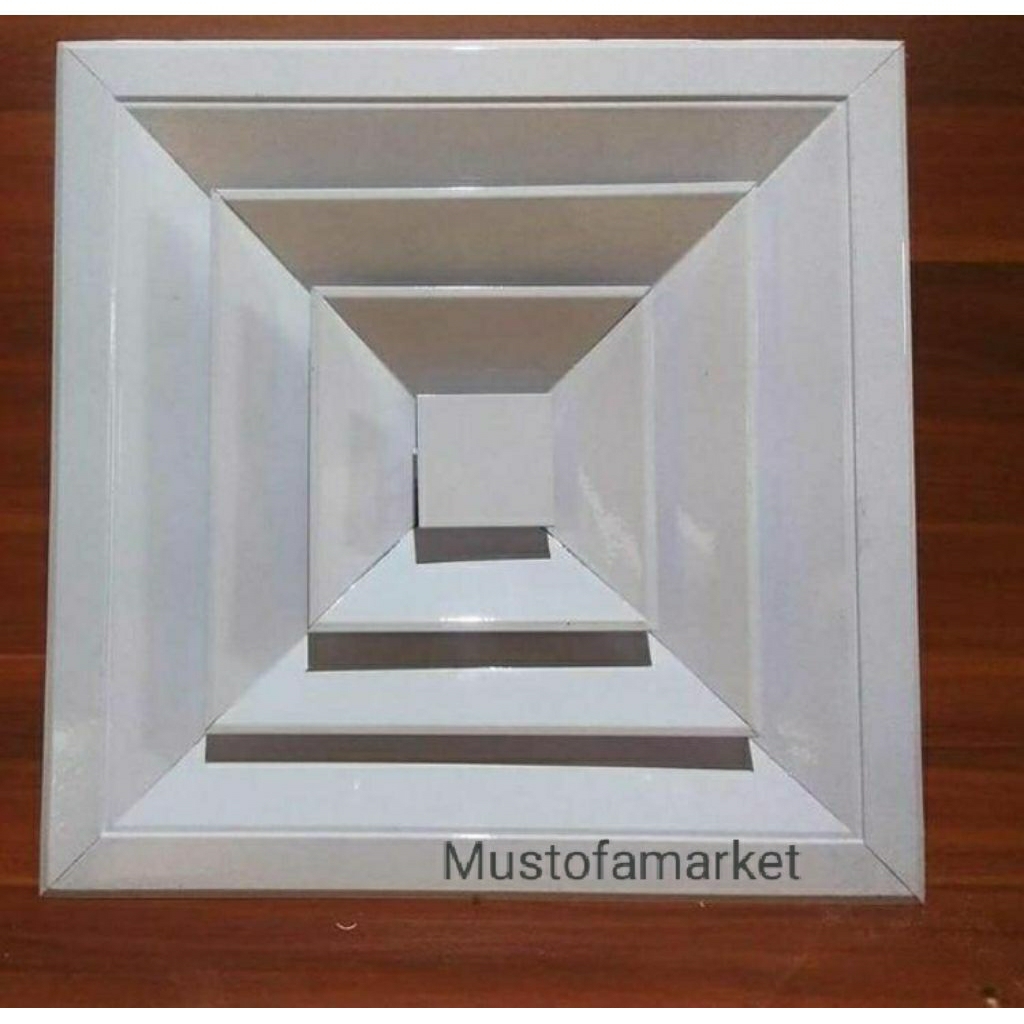 Difuser ac ducting ukuran luar 40x40cm / diffuser