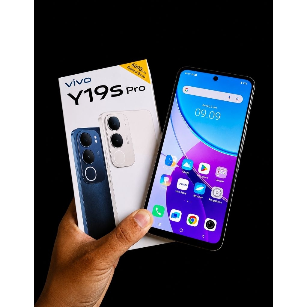 Vivo y19s pro ram 4+4/8/128 mulus no minus