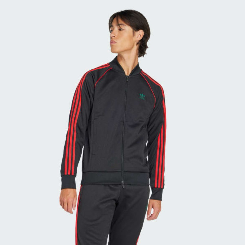 ADICOLOR CLASSICS SST TRACK JACKET Black / Better Scarlet
